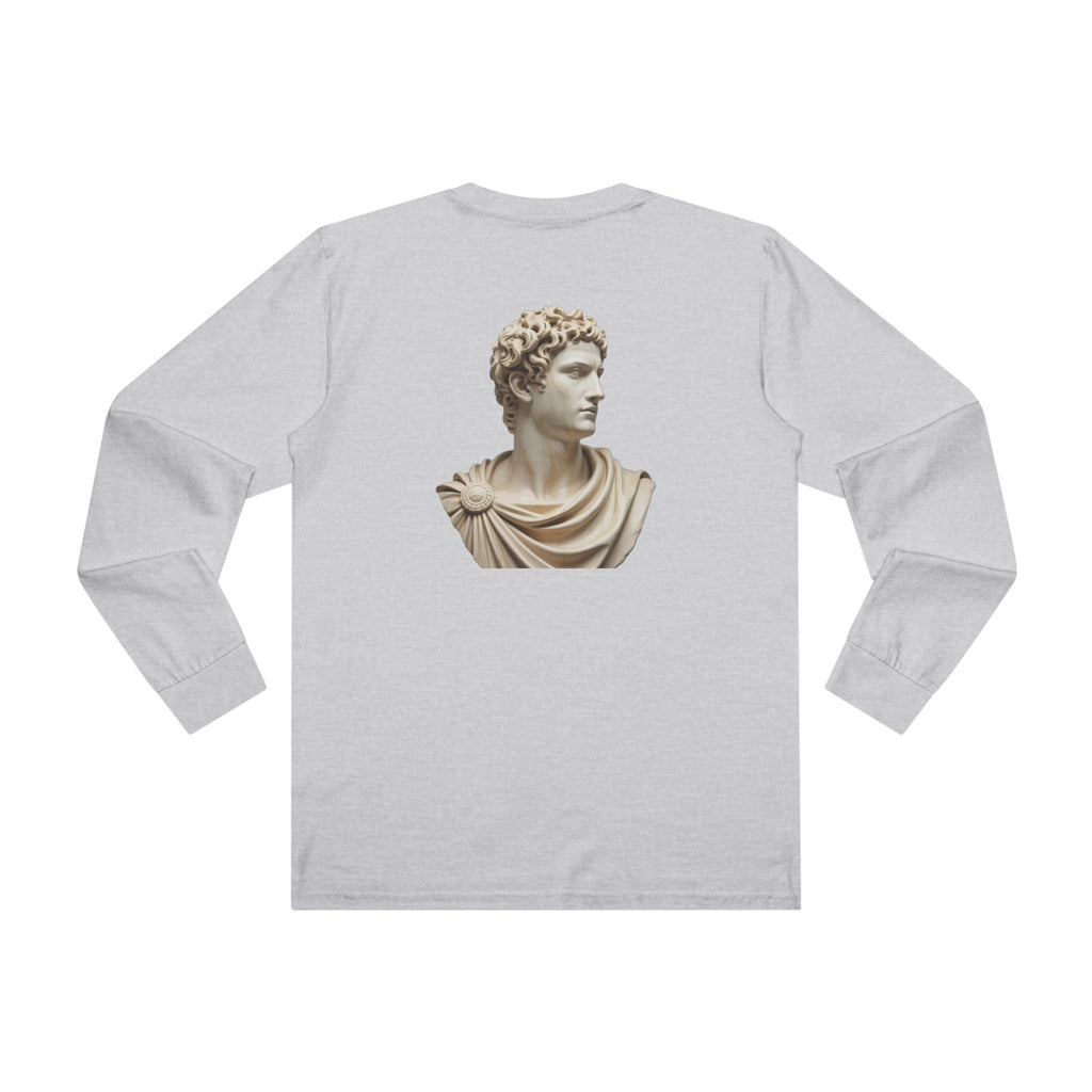 Long Sleeve Tee — Sculpture Bust Graphic
