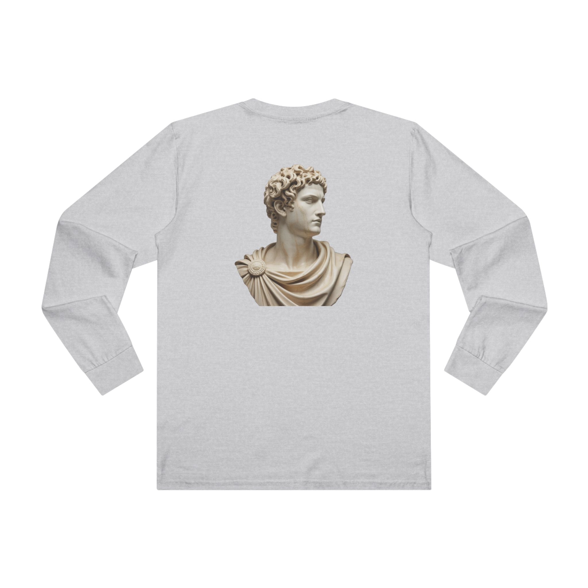 Long Sleeve Tee — Sculpture Bust Graphic