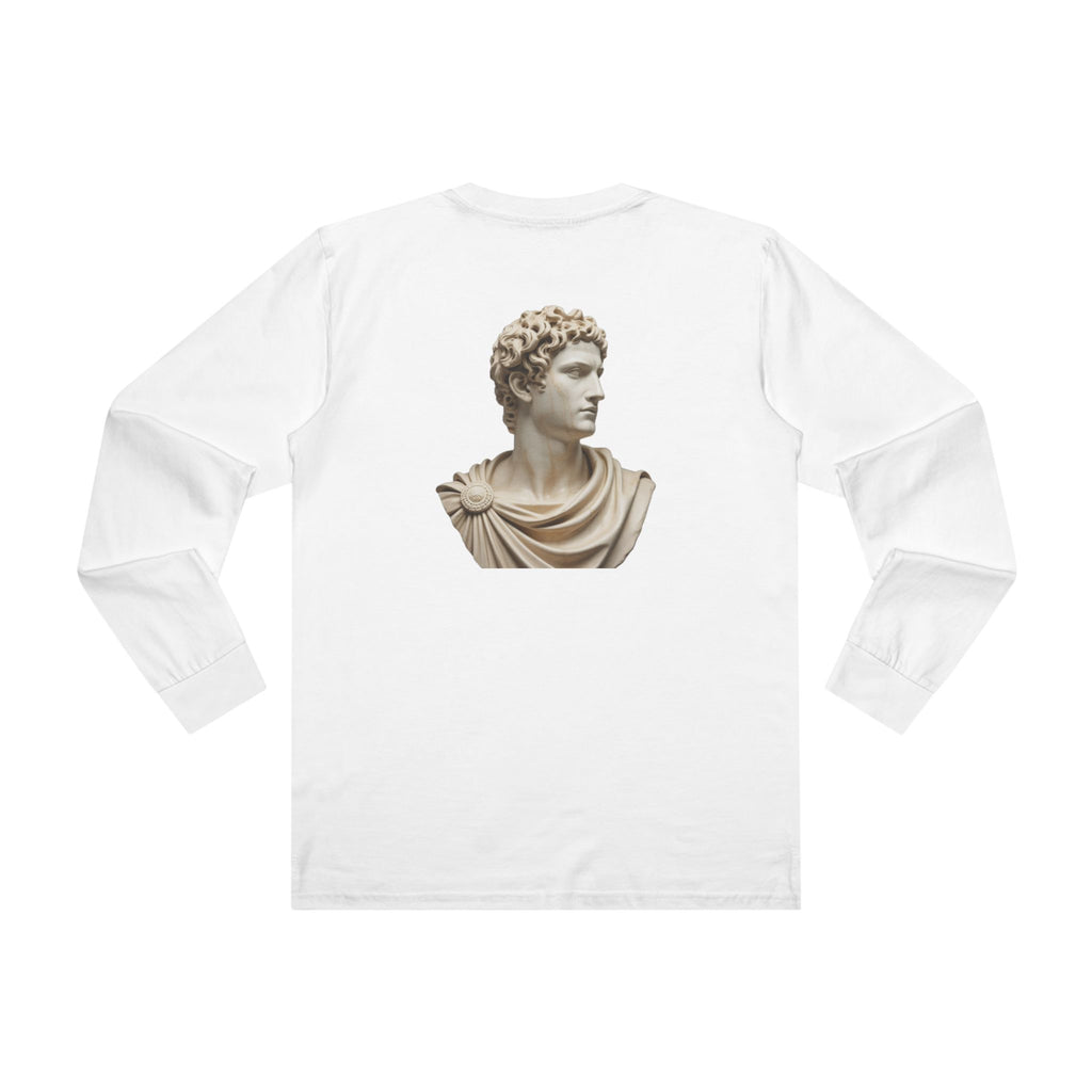 Long Sleeve Tee — Sculpture Bust Graphic