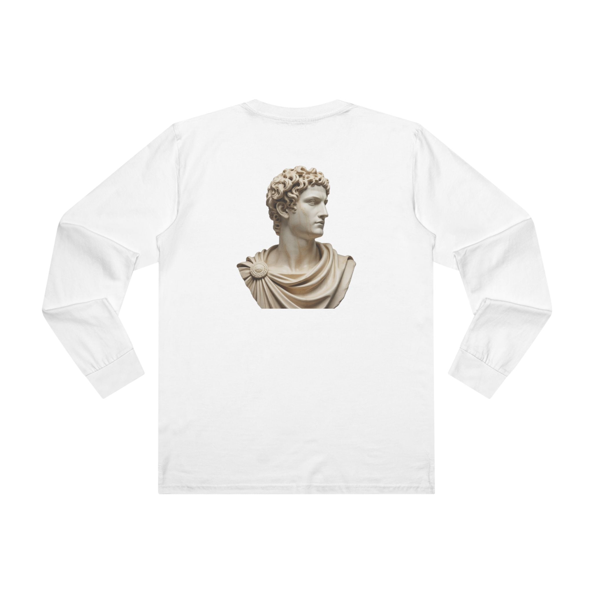 Long Sleeve Tee — Sculpture Bust Graphic